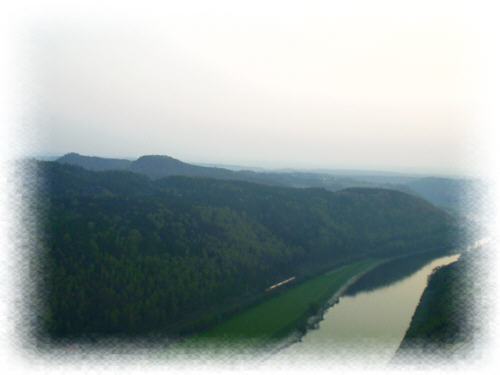 Basteiausblick nach Westen